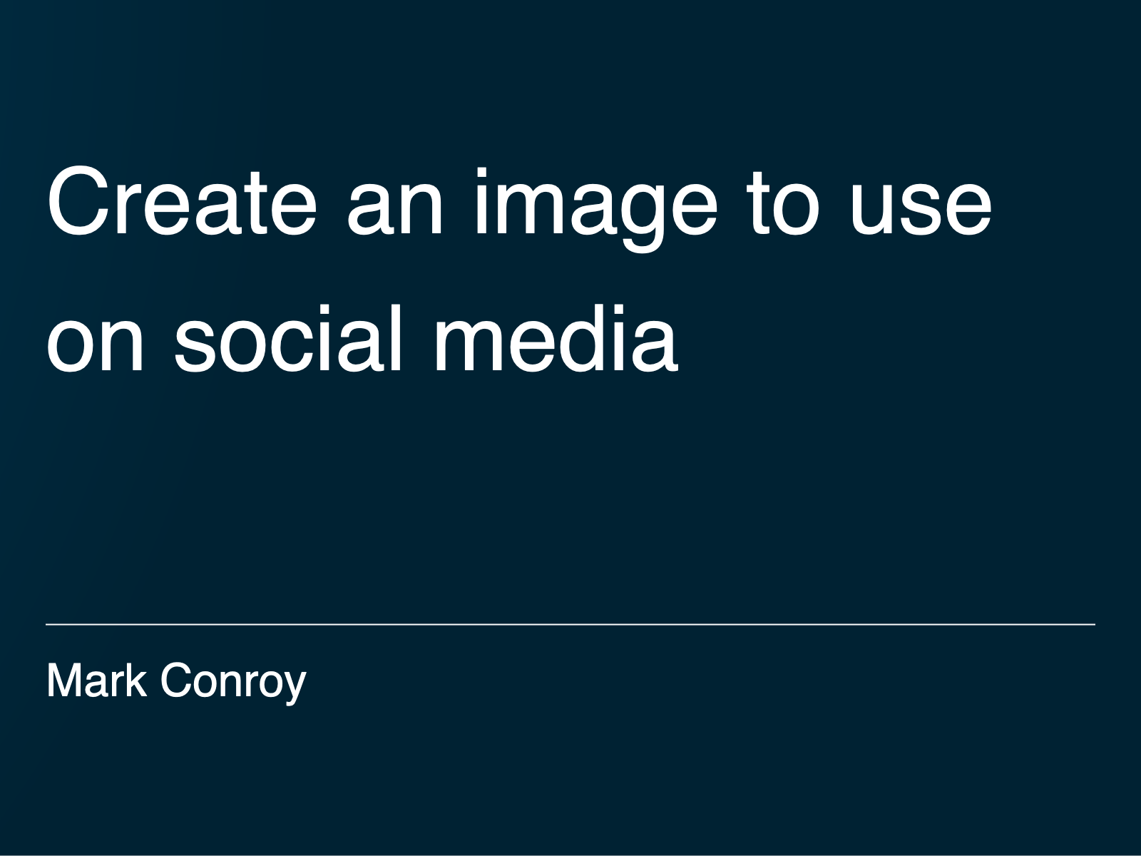 Social Media Image Generator